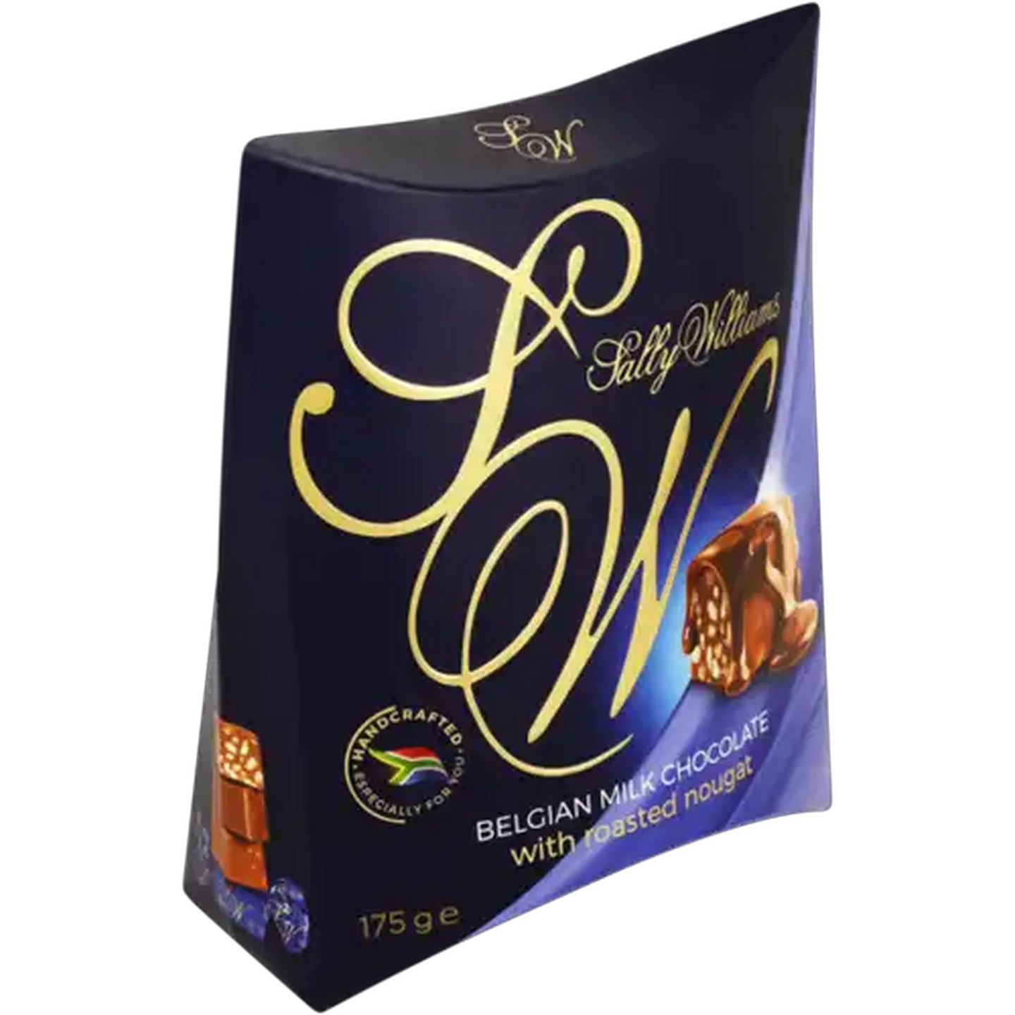 Image of Sally Williams Belgian Milk Chocolate with Roasted Nougat 175g