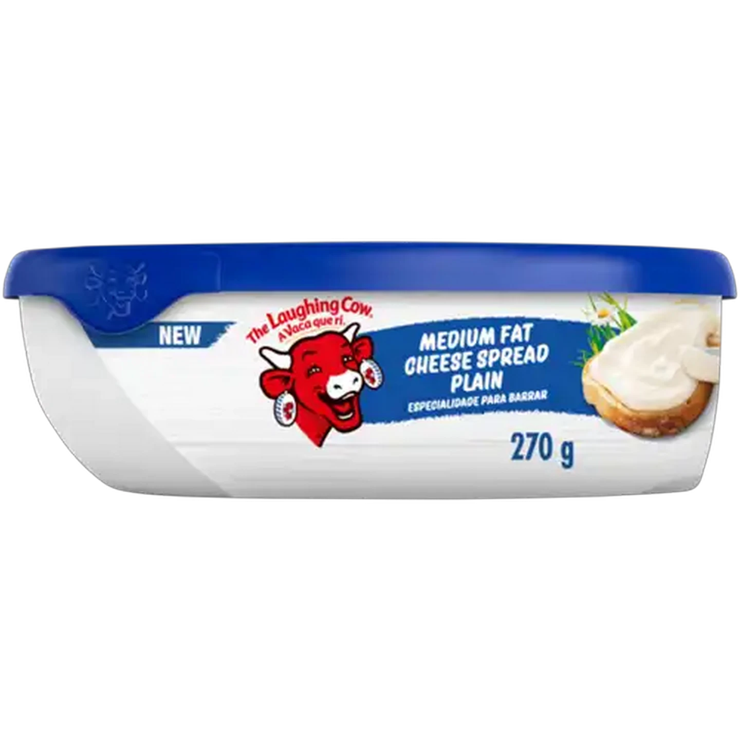 Image of The Laughing Cow Plain Medium Fat Cheese Spread 270g
