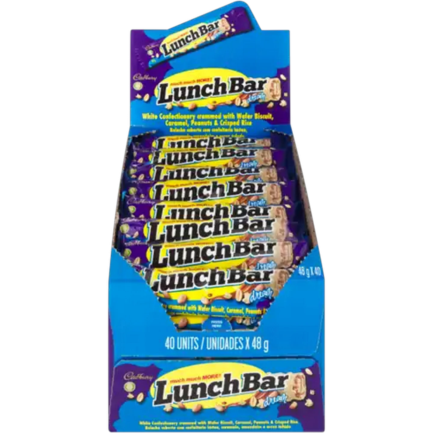 Image of Cadbury Lunch Bar Dream White Chocolate Bar 40 x 44g