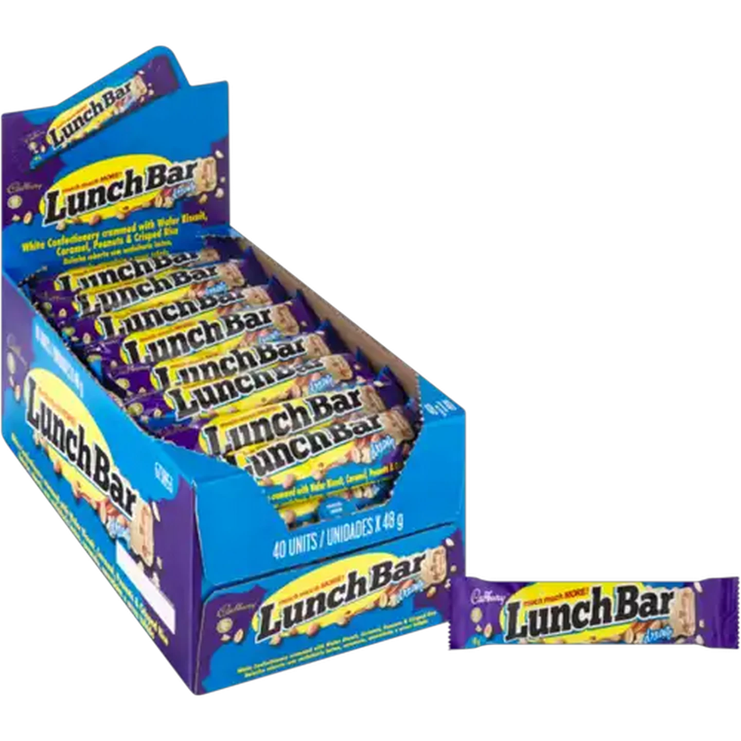 Image of Cadbury Lunch Bar Dream White Chocolate Bar 40 x 44g
