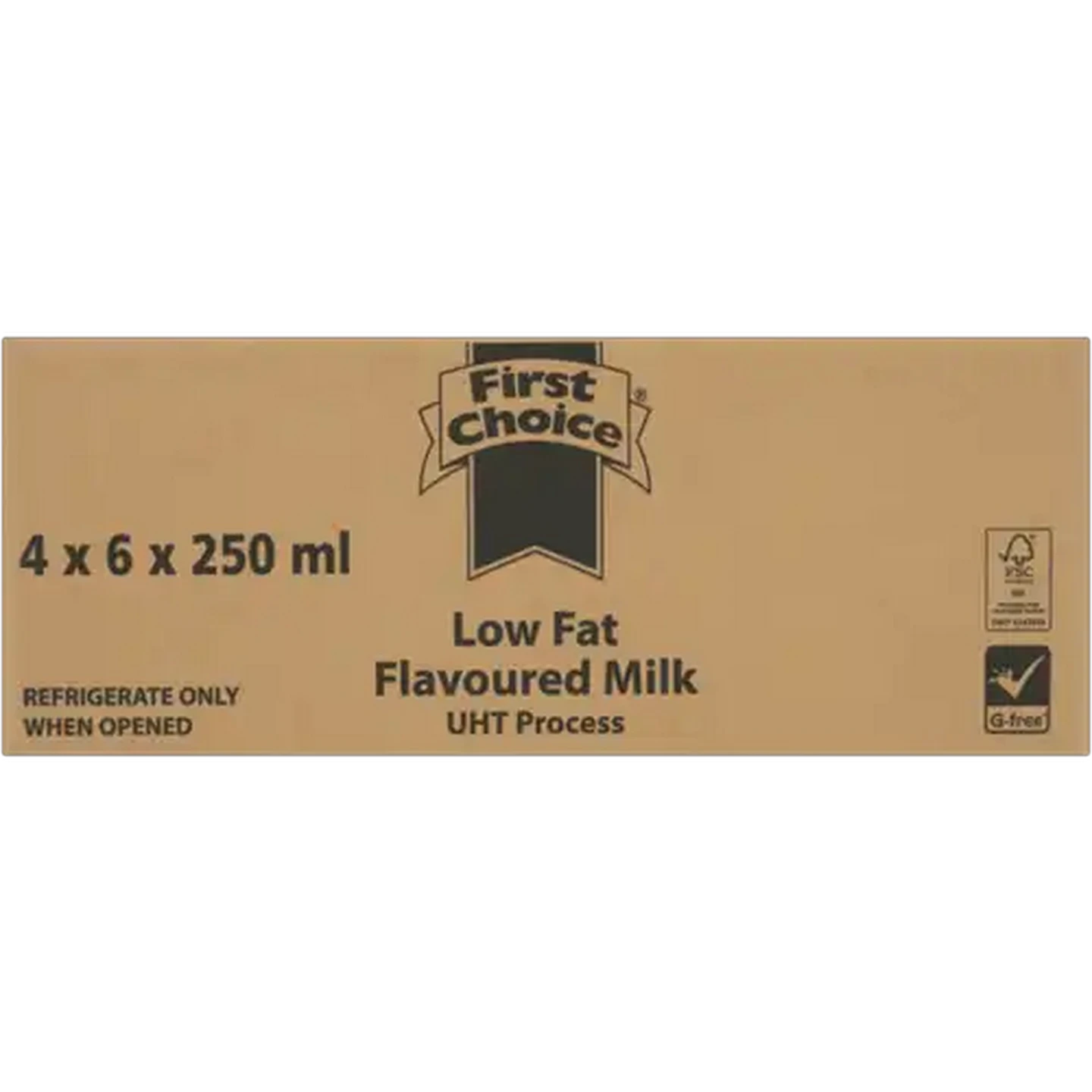 Image of First Choice High Protein Recovery Chocolate Flavoured Low Fat Milk 24 x 250ml