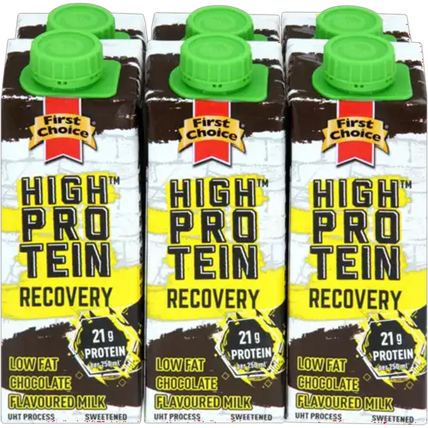 Image of First Choice High Protein Recovery Chocolate Flavoured Low Fat Milk 24 x 250ml