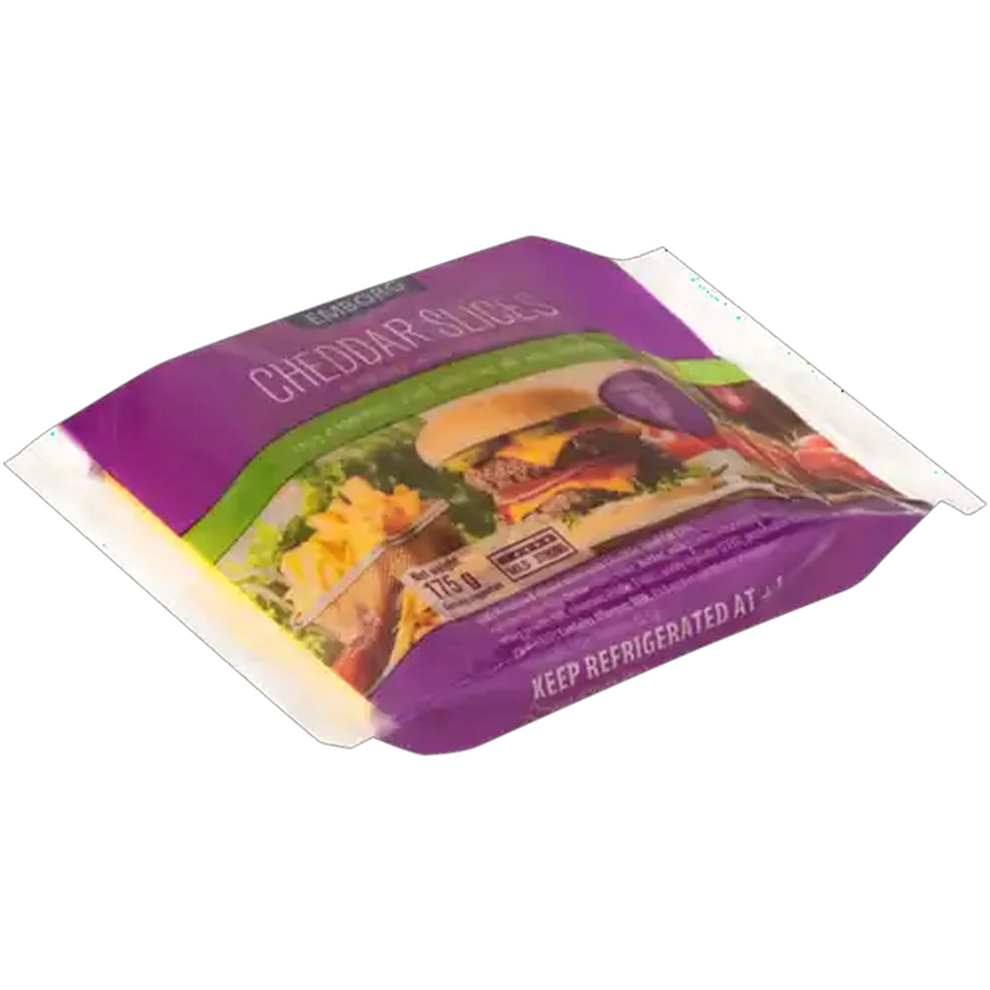 Image of Emborg Processed Cheddar Cheese Slices 14 Pack