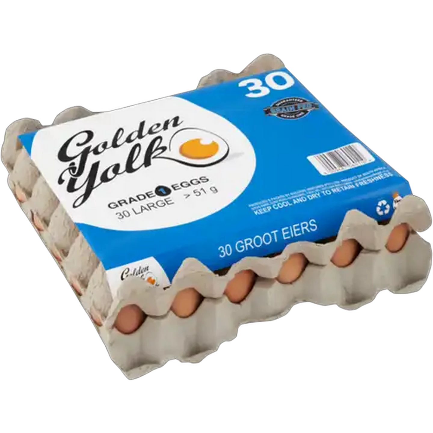 Image of Golden Yolk Large Eggs 30 Pack