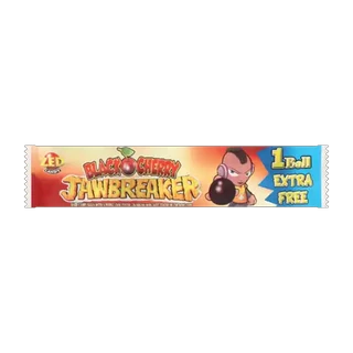 Zed Candy Black Cherry Flavoured Jawbreaker Candy 41.5g
