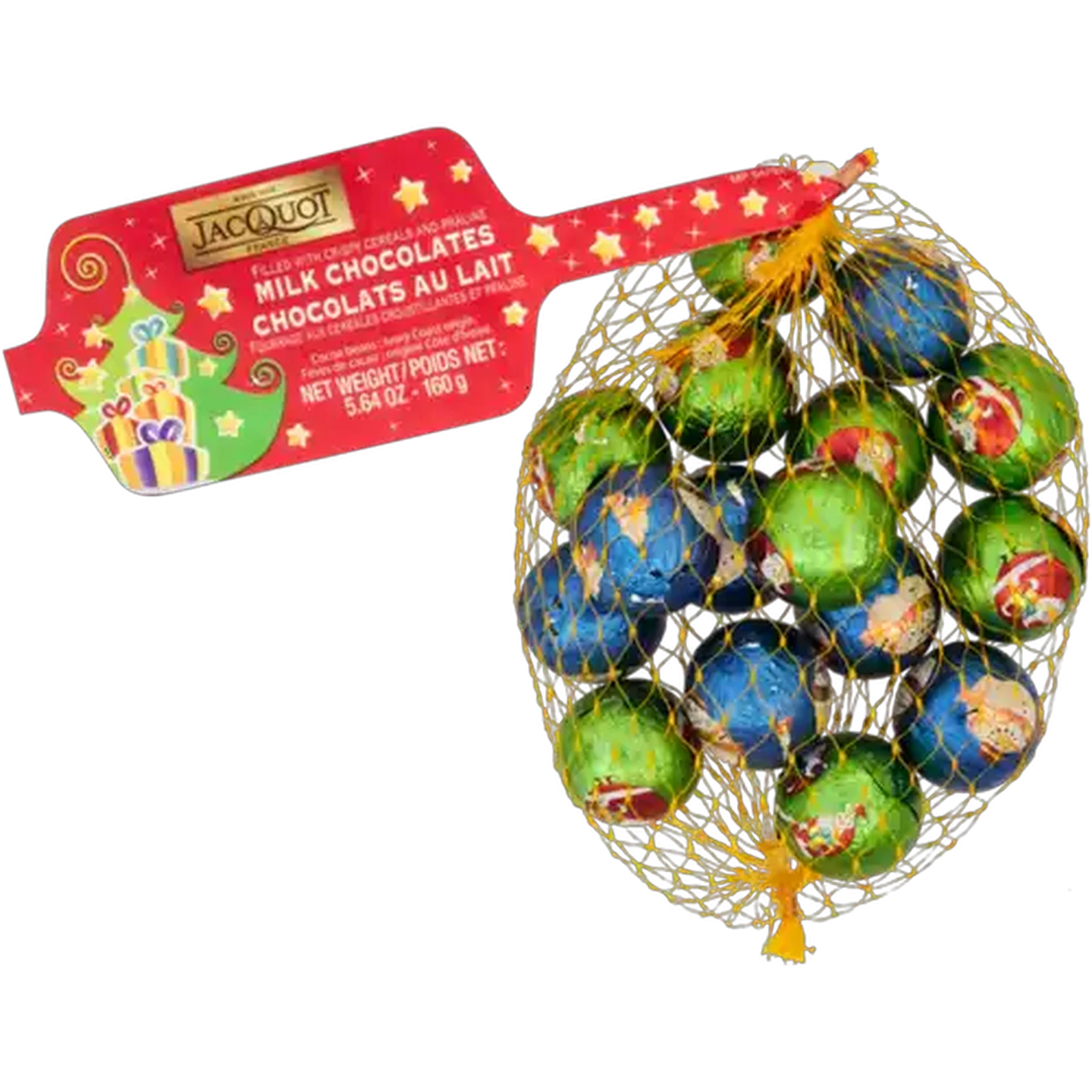Image of Jacquot Christmas Milk Chocolate Balls 160g