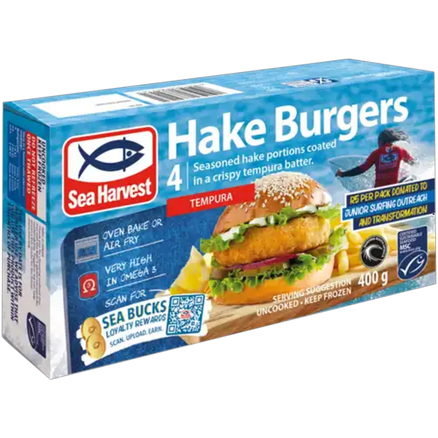 Image of Sea Harvest Frozen Tempura Hake Burgers 400g