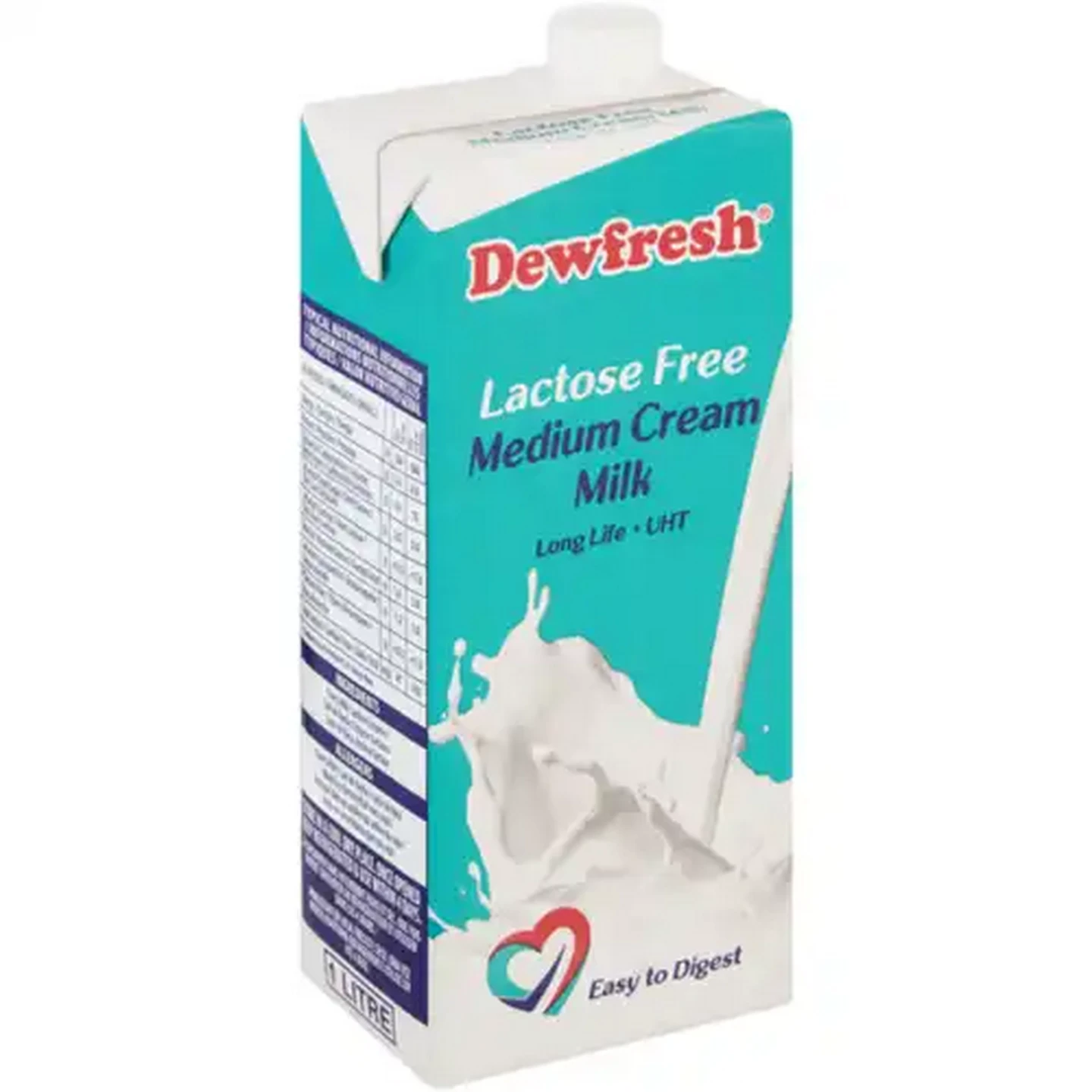 Image of Dewfresh Lactose Free Medium Cream Milk 1L