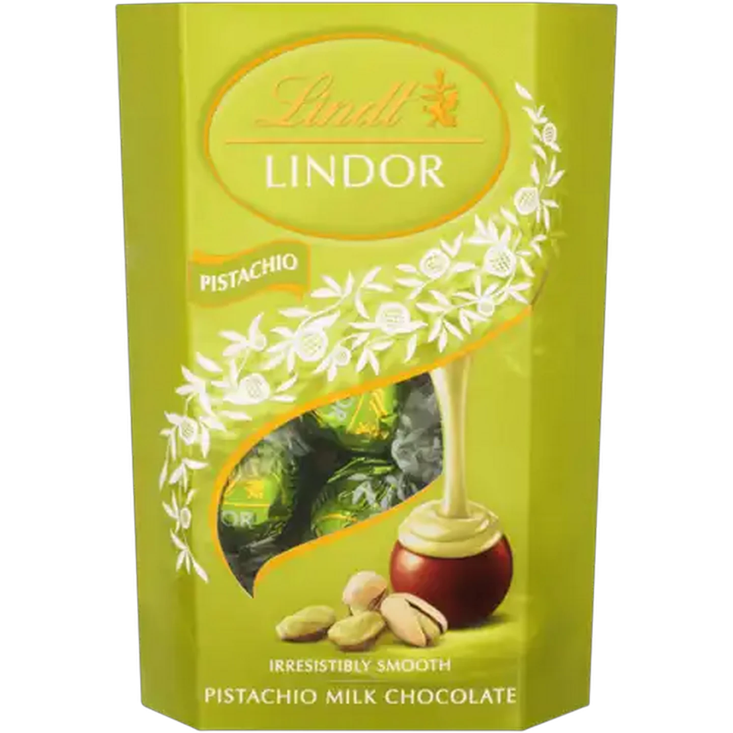 Image of Lindt LINDOR Pistachio Milk Chocolate Truffles 200g