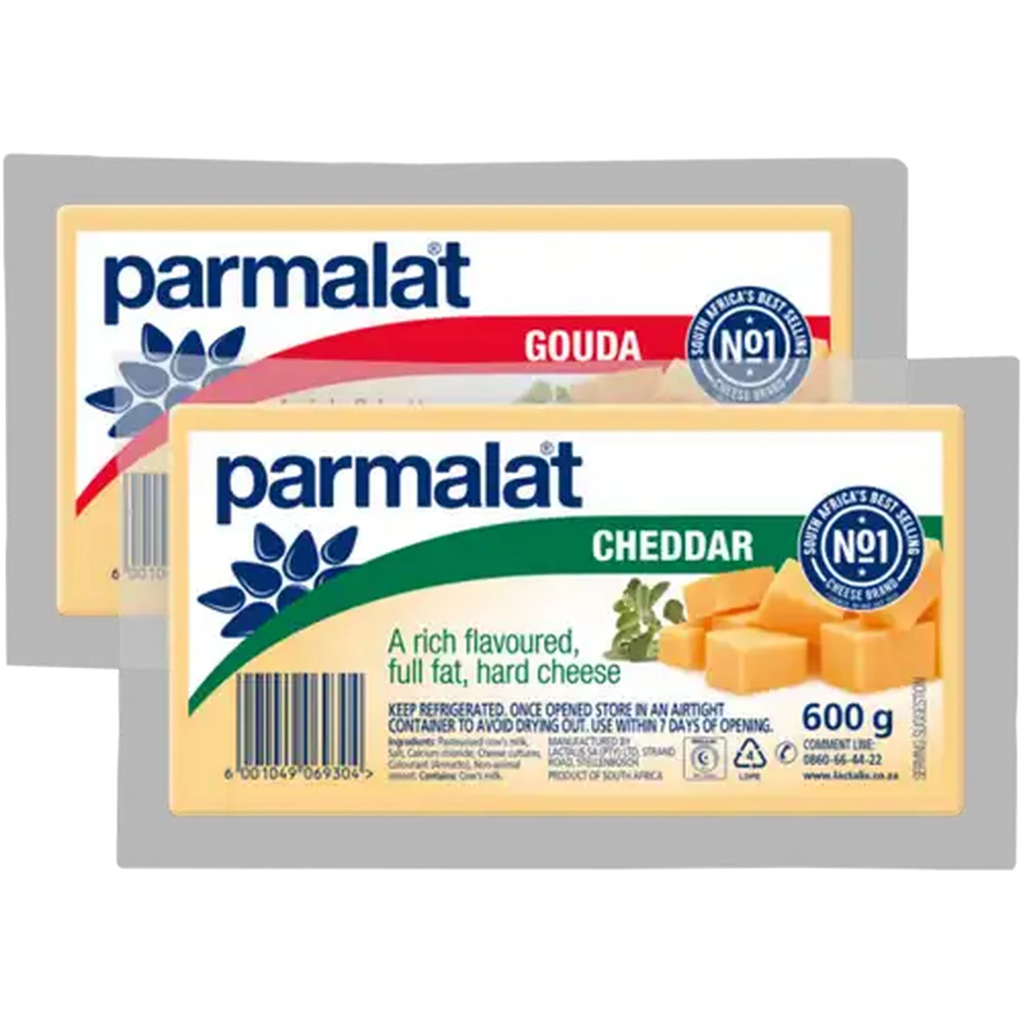 Image of Parmalat Full Fat Cheddar Cheese Pack 600g