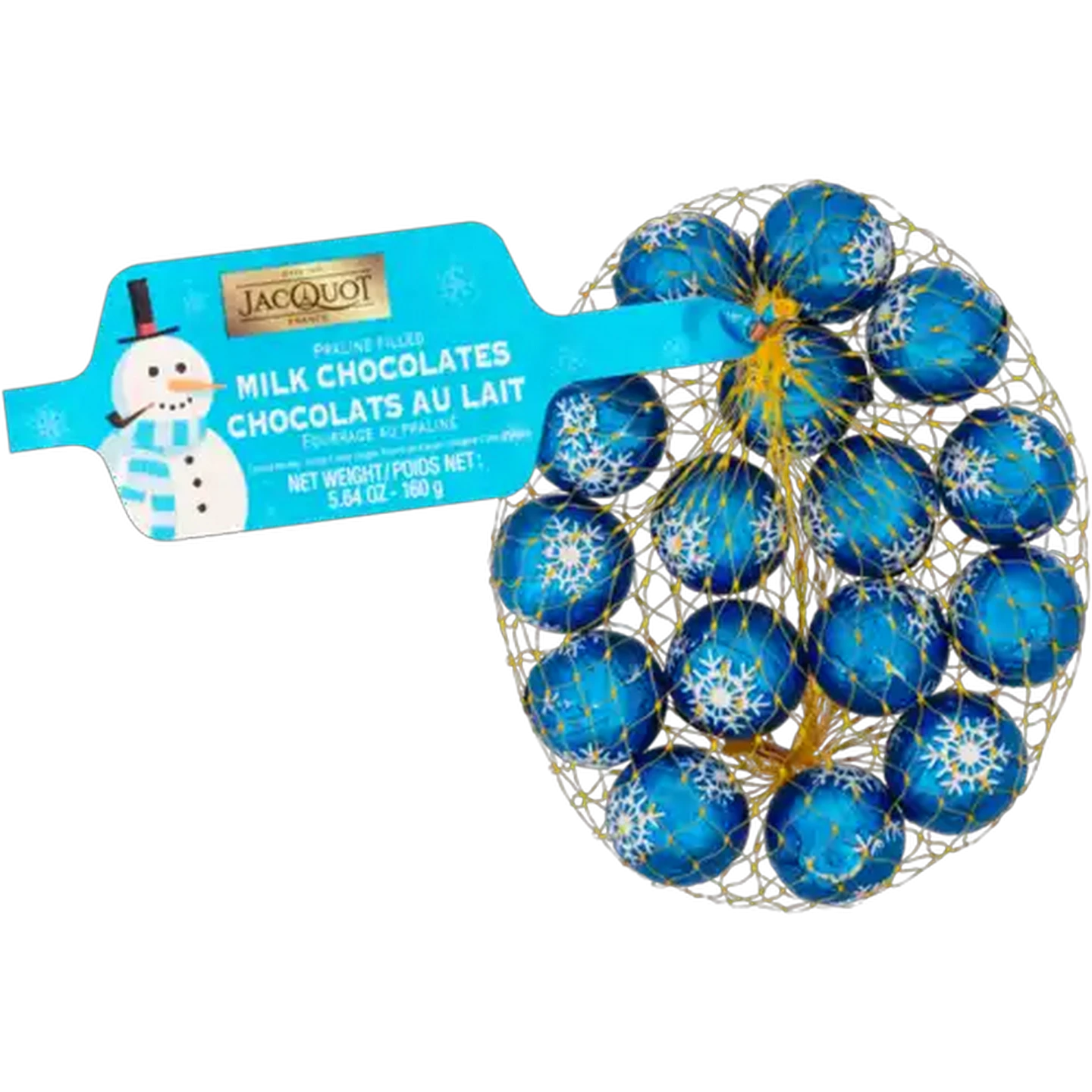 Image of Jacquot Christmas Praline Filled Milk Chocolates 160g