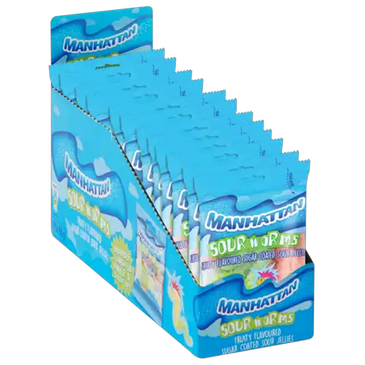 Image of Manhattan Sour Worms 12 x 50g