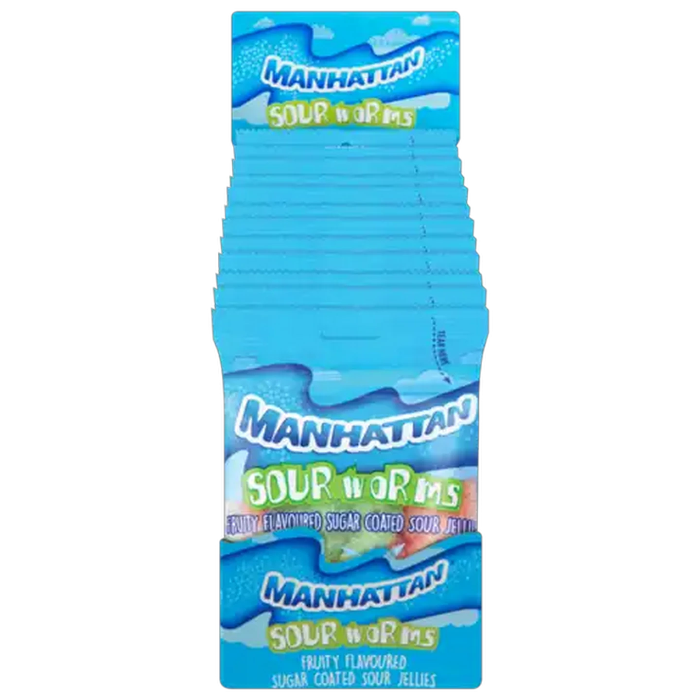 Image of Manhattan Sour Worms 12 x 50g