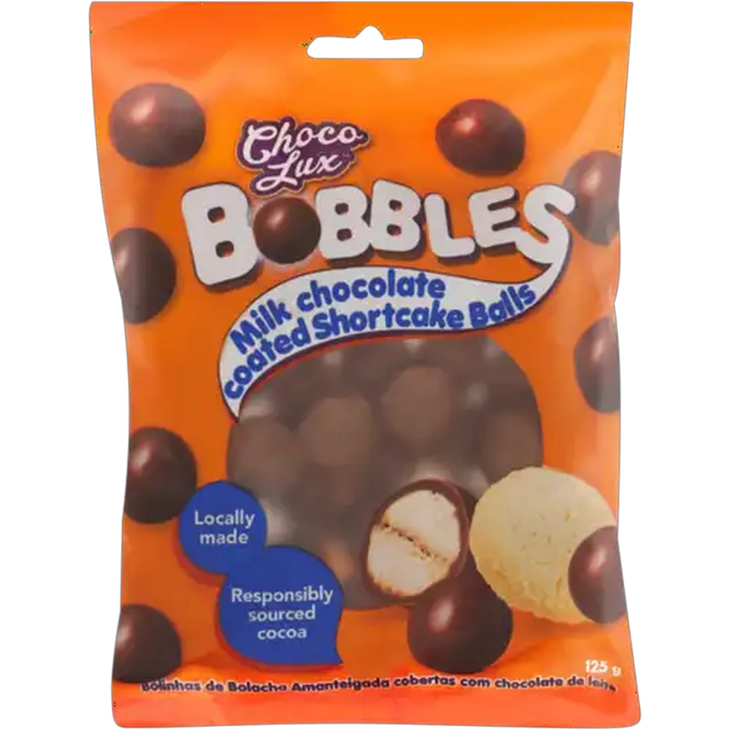 Image of Choco Lux Shortcake Milk Chocolate Bobbles 125g