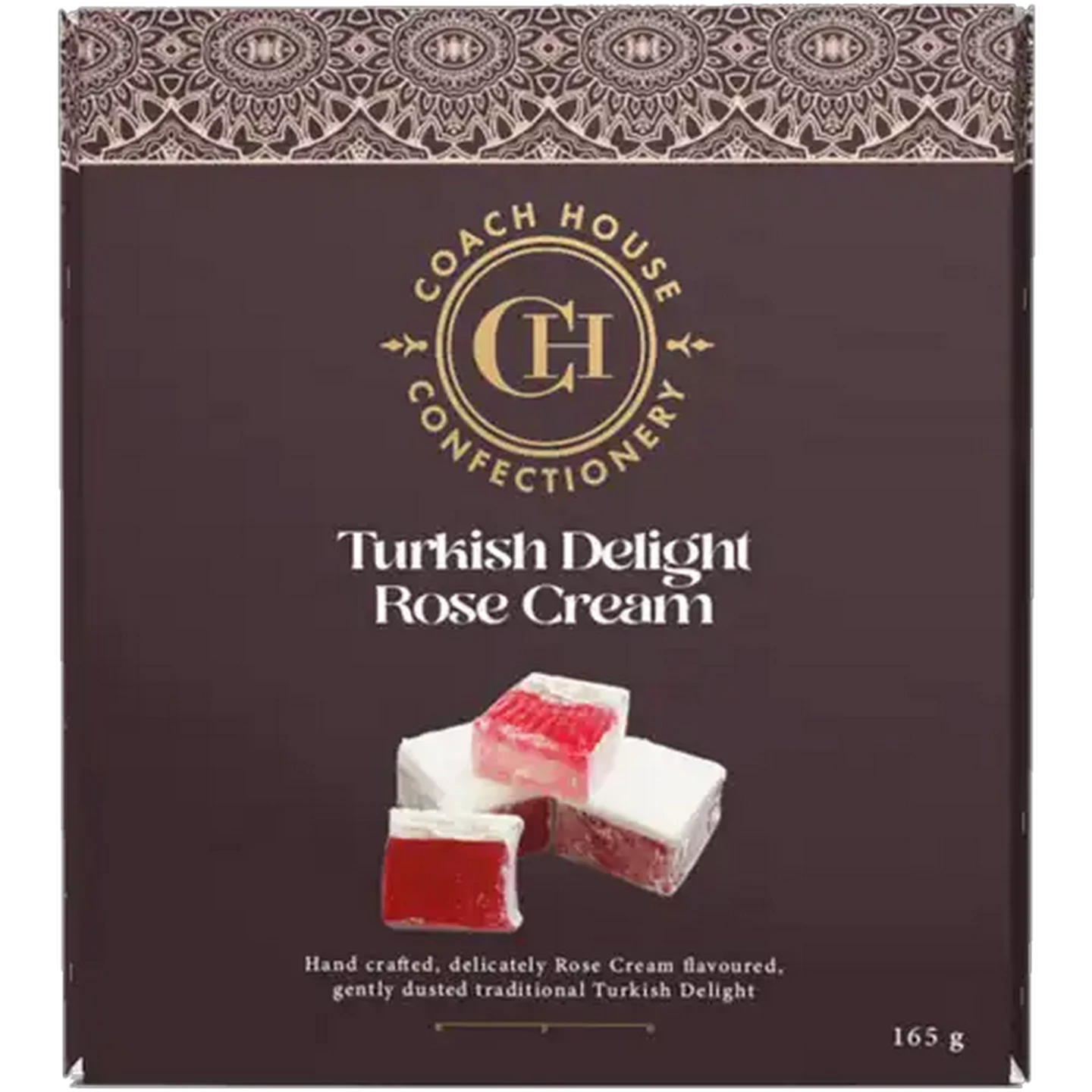 Image of Beyers Coach House Confectionery Rose Cream Turkish Delight 165g