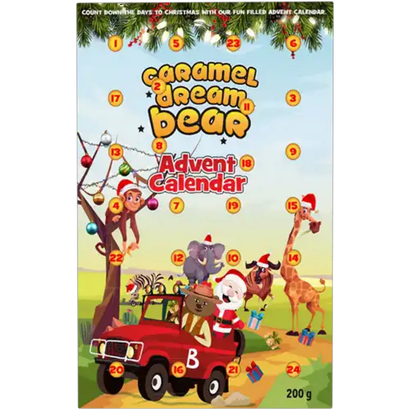 Image of Beyers Caramel Dream Bear Advent Calendar 200g