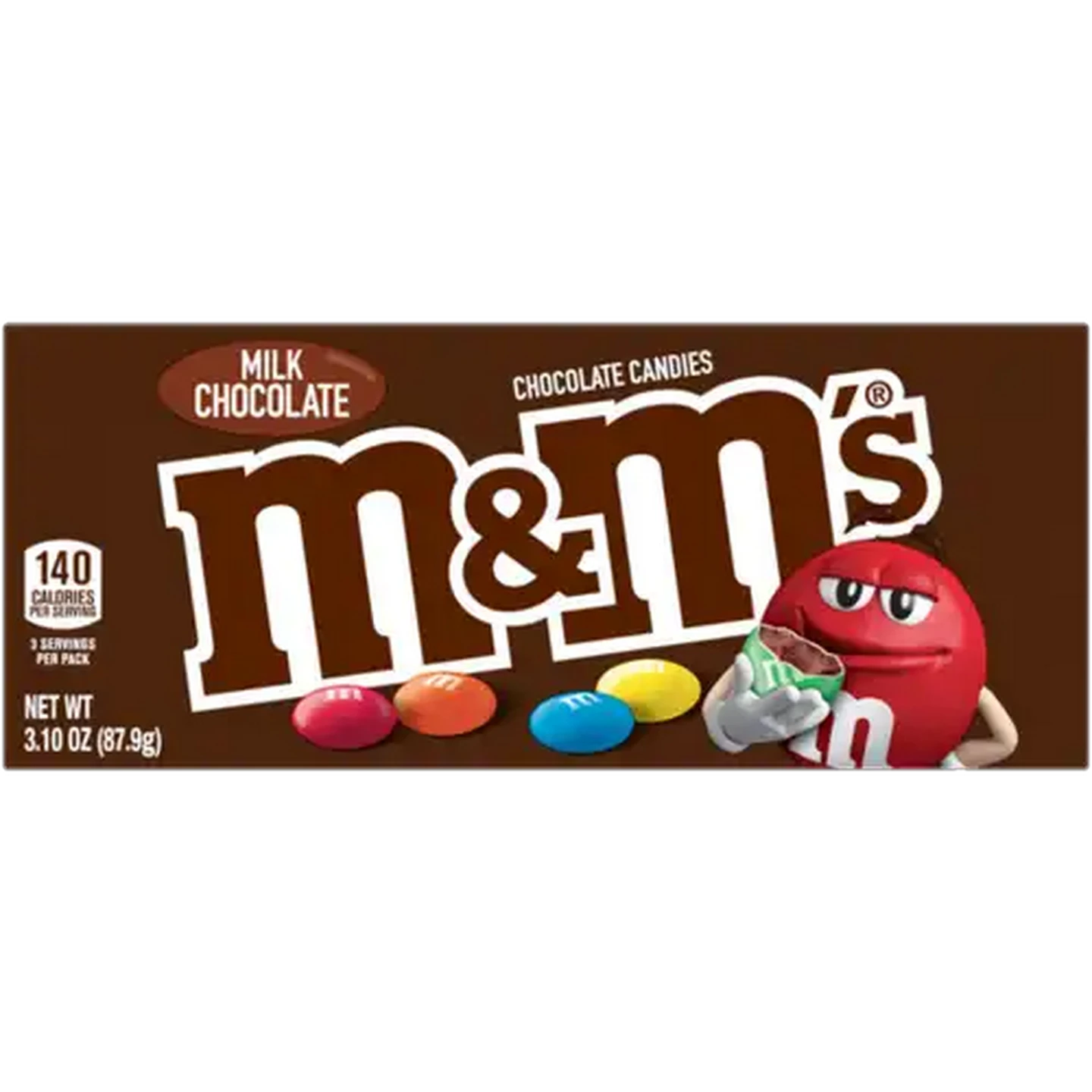 Image of M&M's Milk Chocolate Candies 87.9g