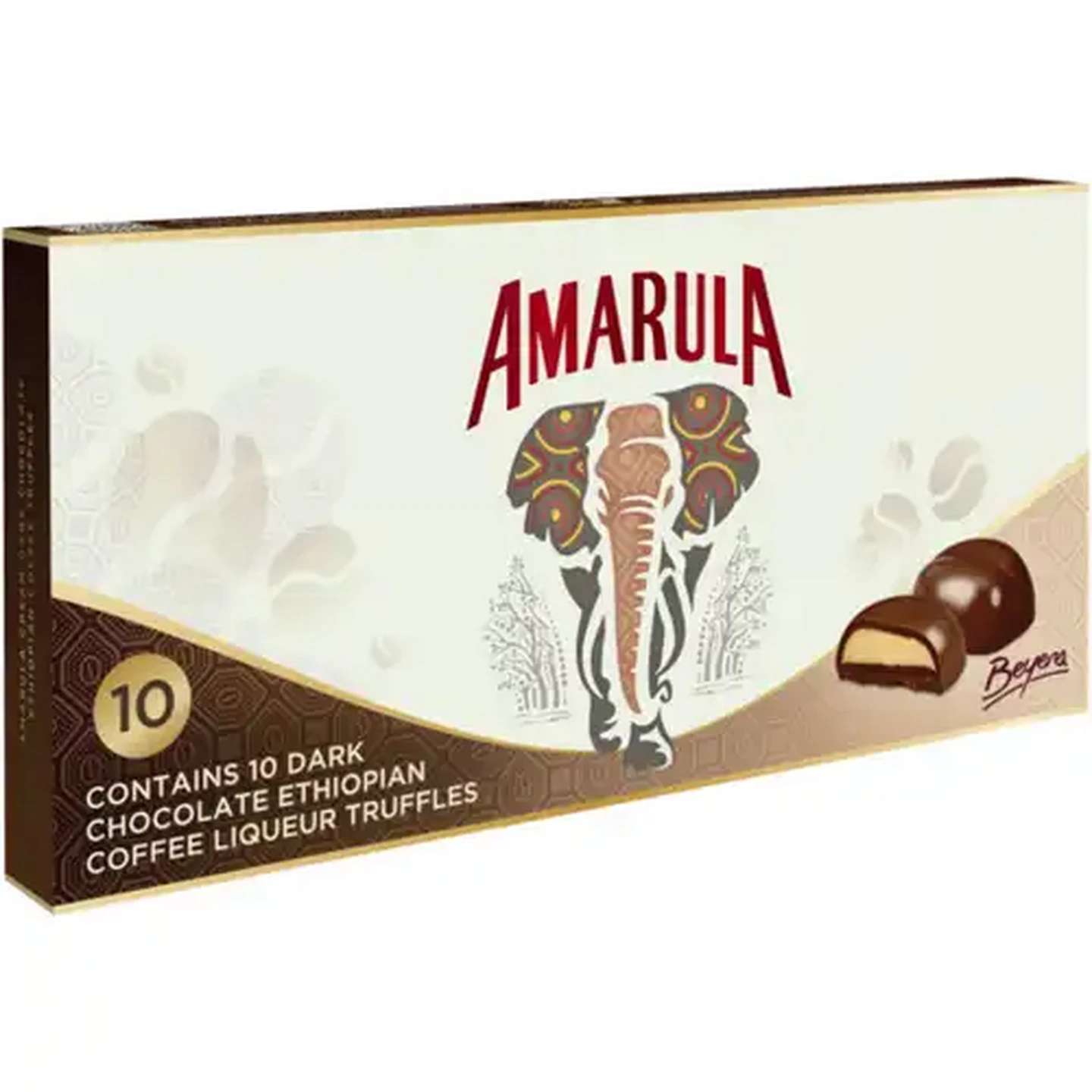 Image of Beyers Amarula Dark Chocolate Ethiopian Coffee Liqueur Truffles 10 Pack