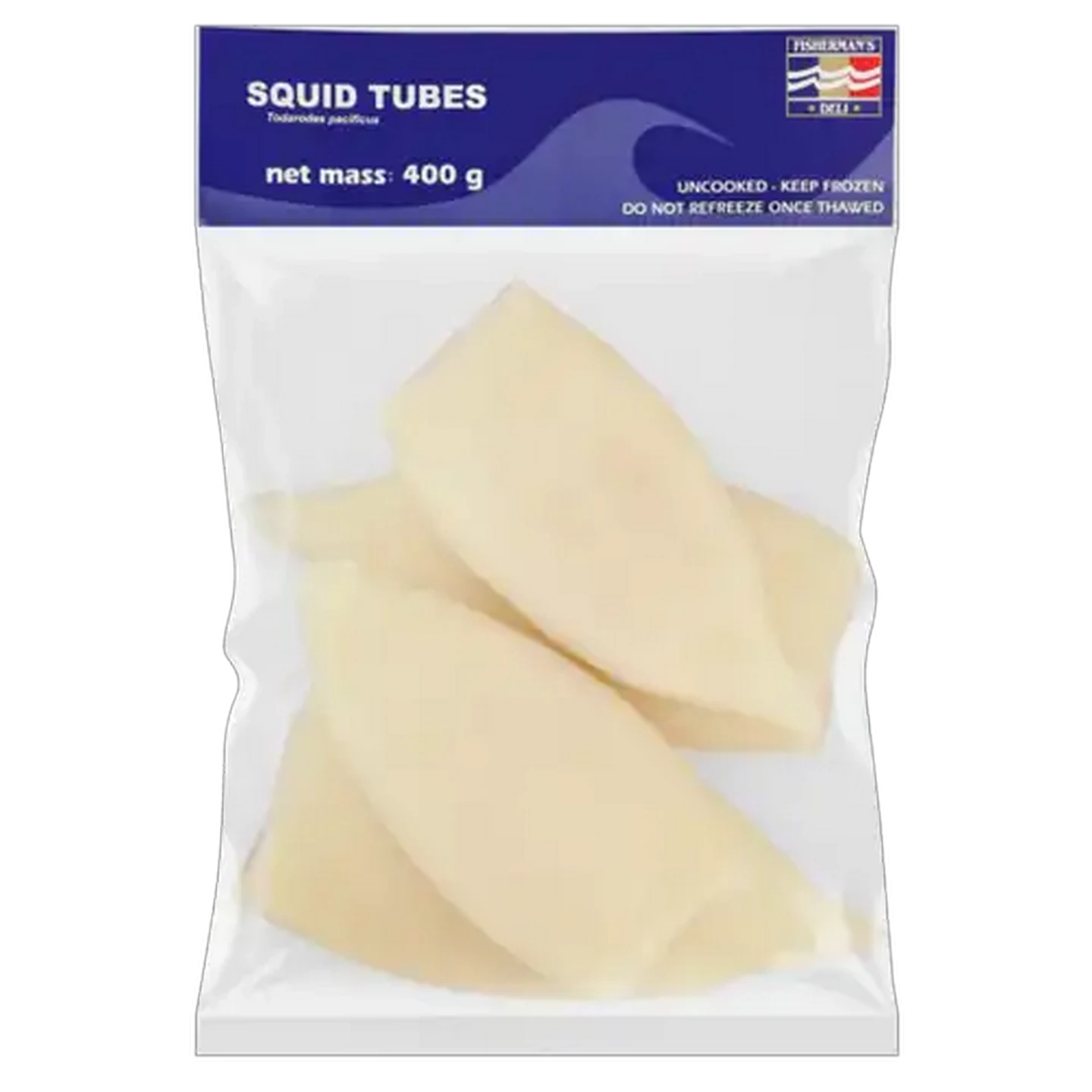 Image of Fisherman's Deli Frozen Squid Tubes 400g