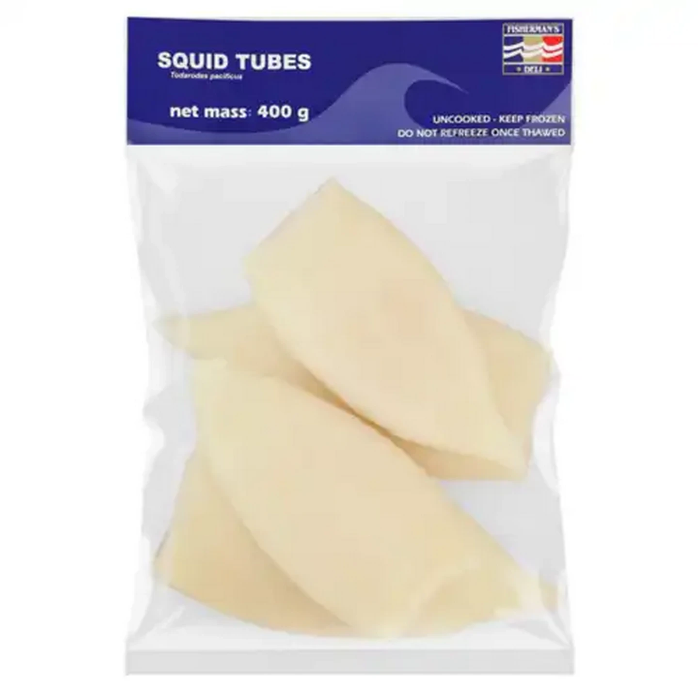 Image of Fisherman's Deli Frozen Squid Tubes 400g