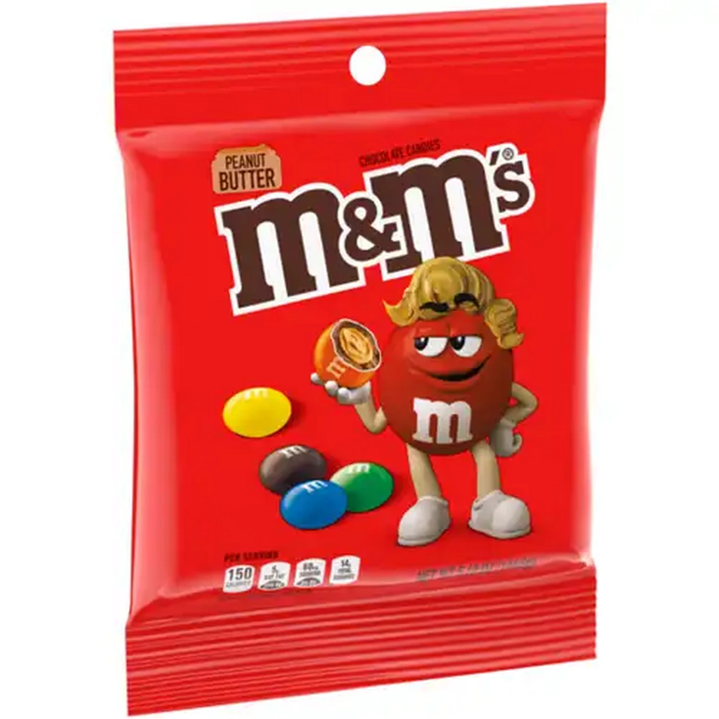 Image of M&M's Peanut Butter Chocolate Candies 144.6g