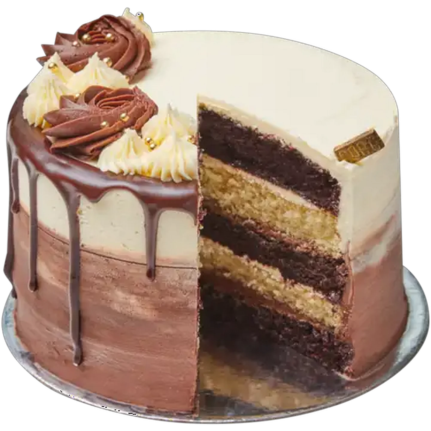 Image of Soet Cakes Chocolate & Vanilla Ombre Party Cake