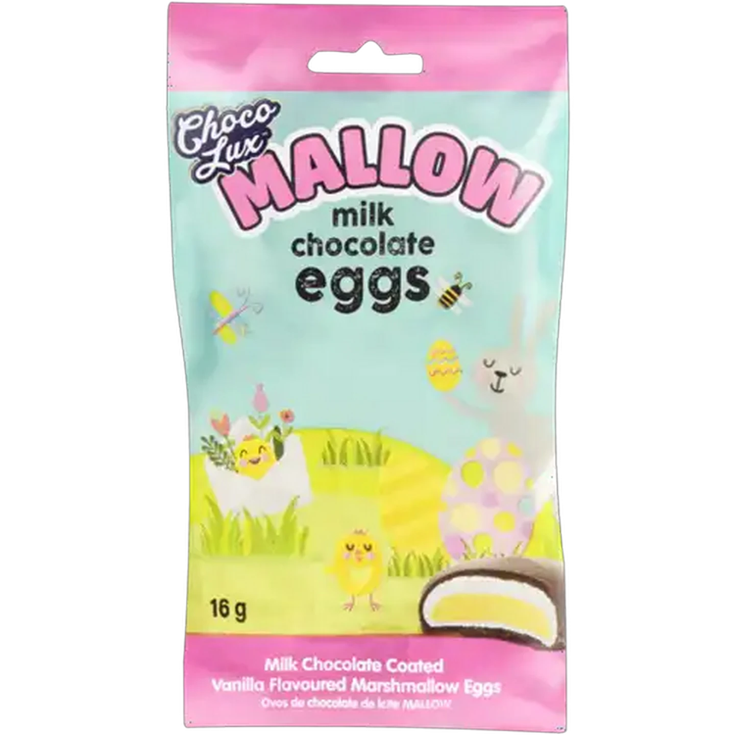 Image of Choco Lux Mallow Milk Chocolate Egg 16g