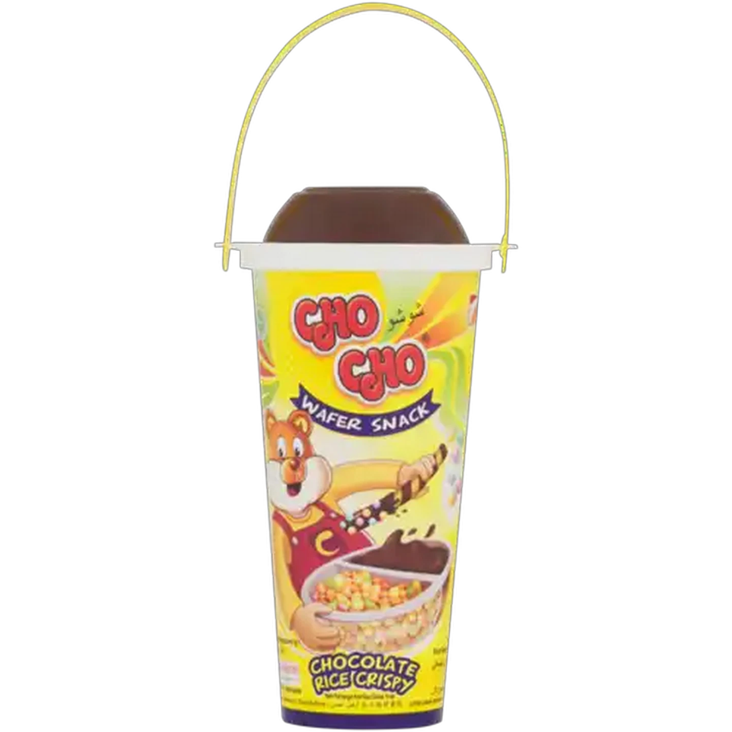 Image of Cho Cho Wafer Snack with Chocolate & Rice Crispy Dip 40g