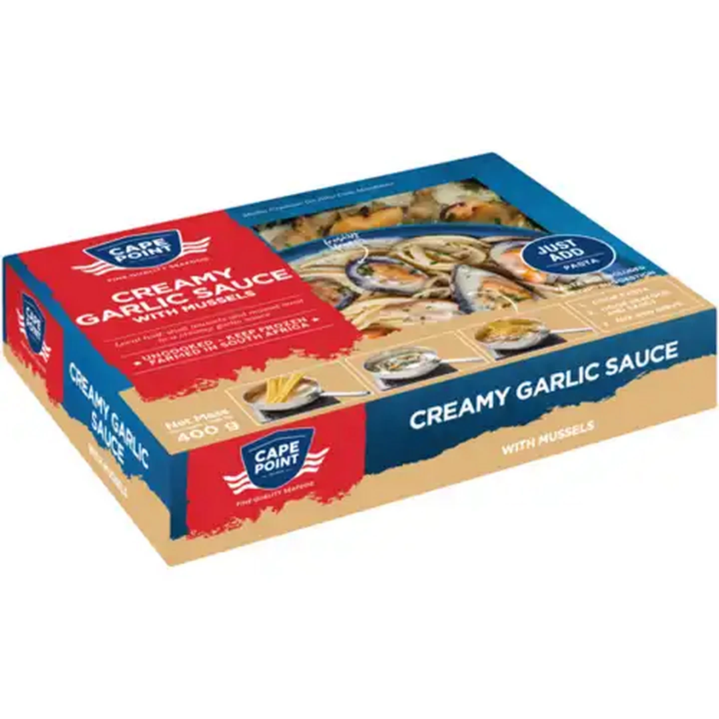 Image of Cape Point Frozen Creamy Garlic Sauce with Mussels 400g