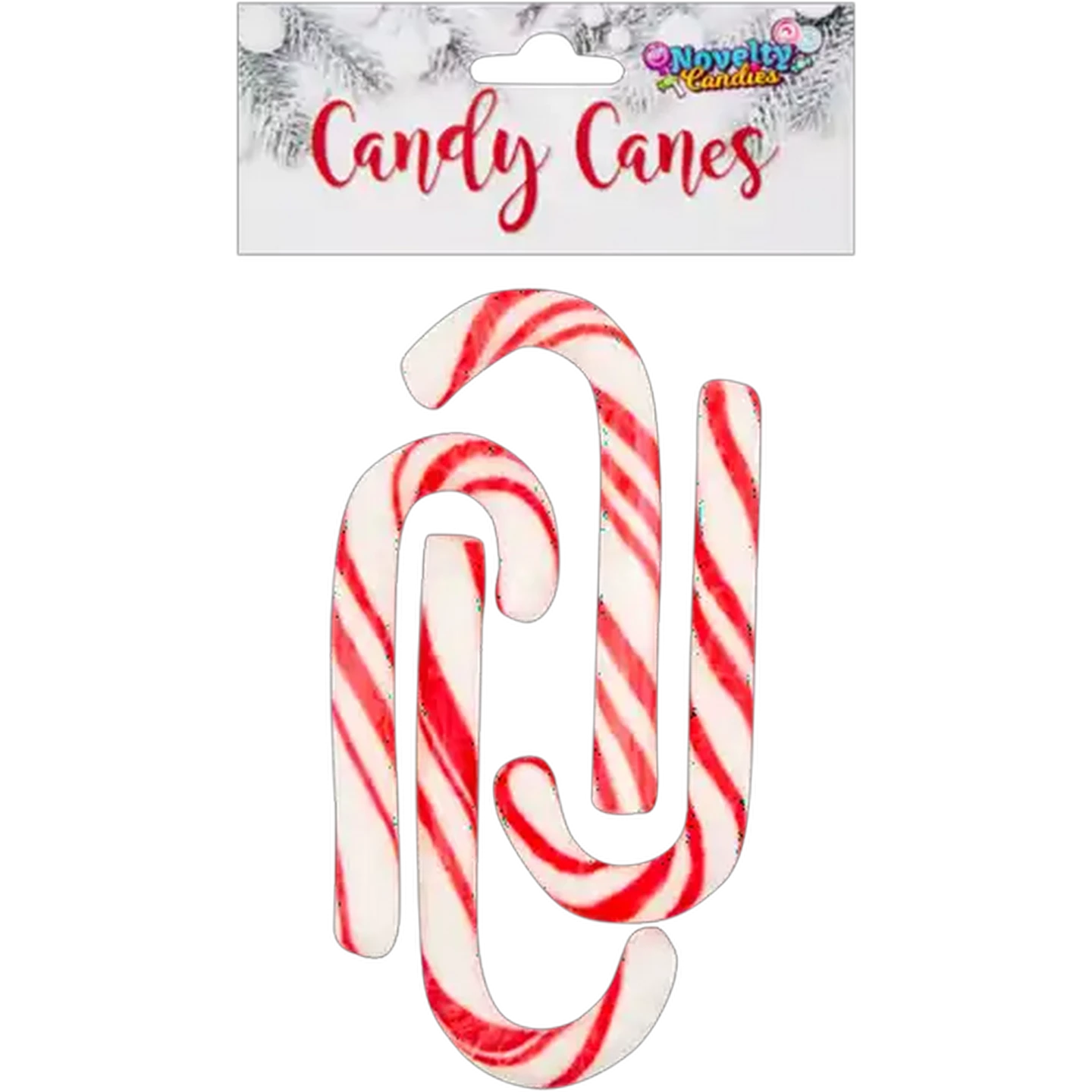 Image of Novelty Candies Candy Canes 4 Pack