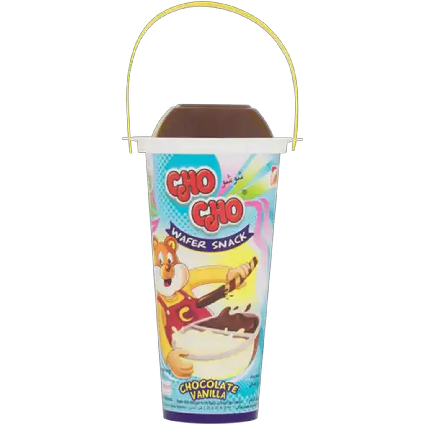 Image of Cho Cho Wafer Snack with Chocolate & Vanilla Dip 35g