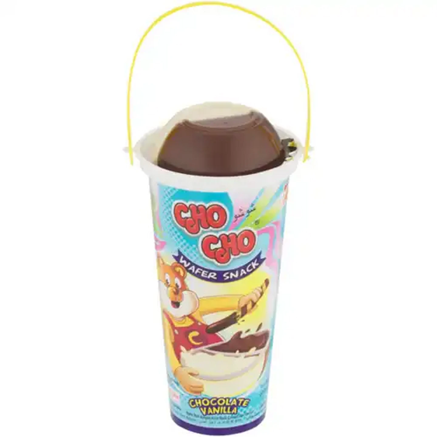 Image of Cho Cho Wafer Snack with Chocolate & Vanilla Dip 35g