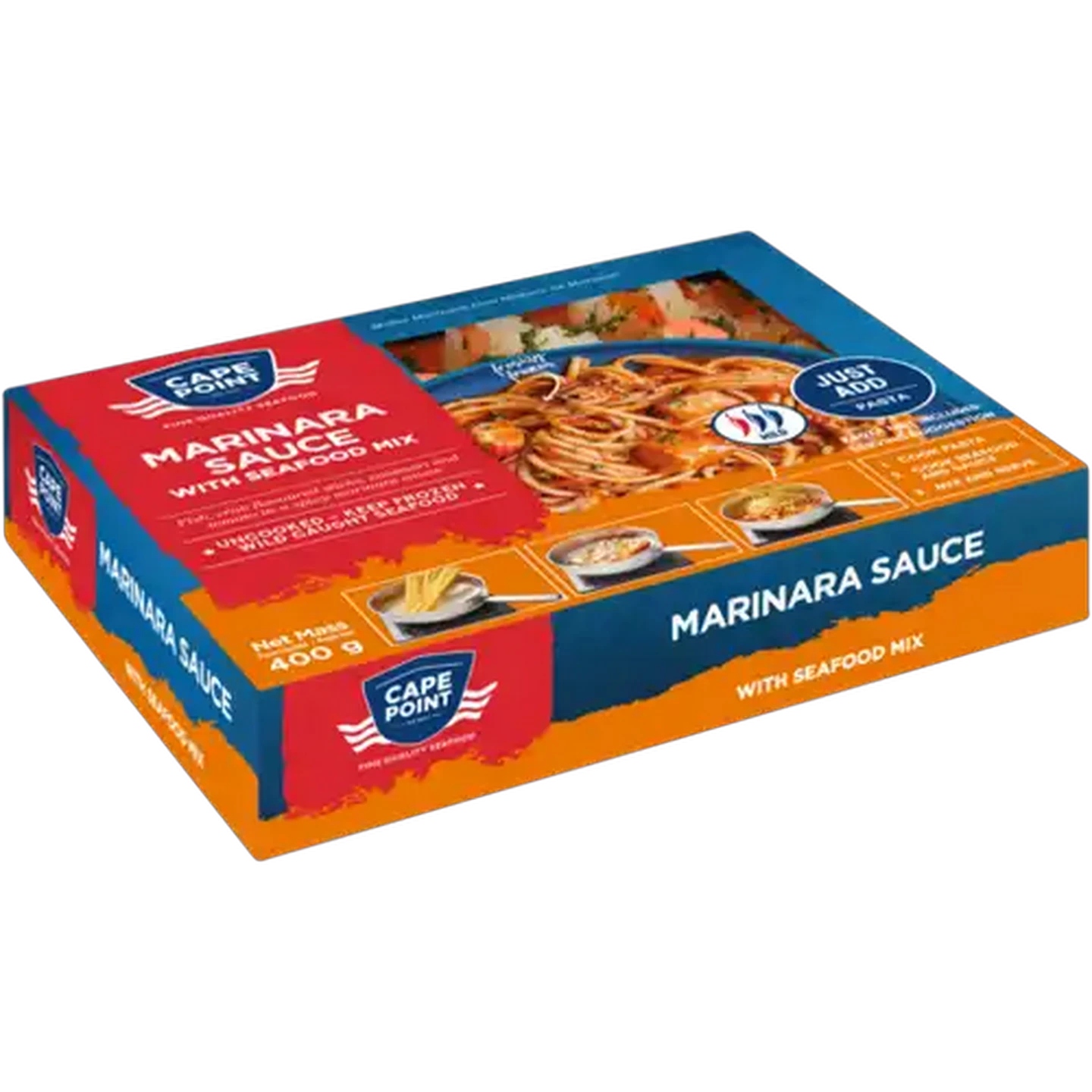 Image of Cape Point Mild Frozen Marinara Sauce With Seafood Mix 400g
