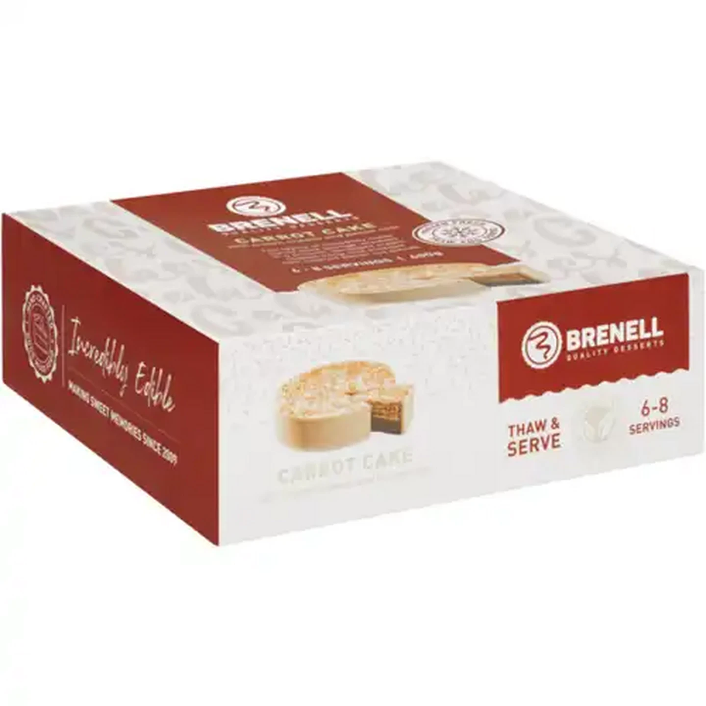 Image of Brenell Frozen Carrot Cake 600g