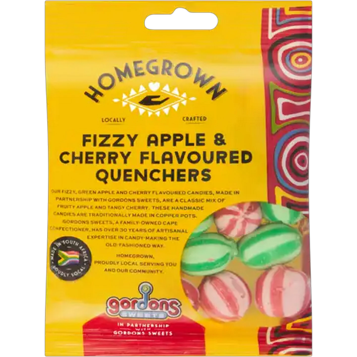 Image of Homegrown Fizzy Apple & Cherry Flavoured Quenchers 85g