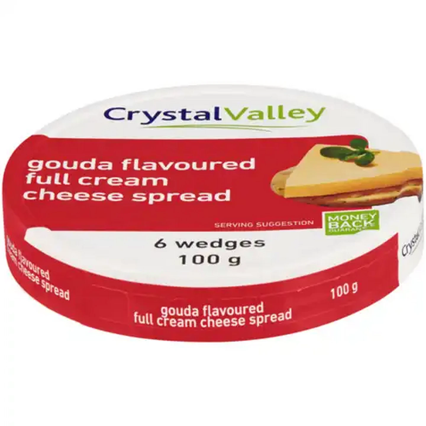 Image of Crystal Valley Gouda Flavoured Full Cream Cheese Spread 6 Pack