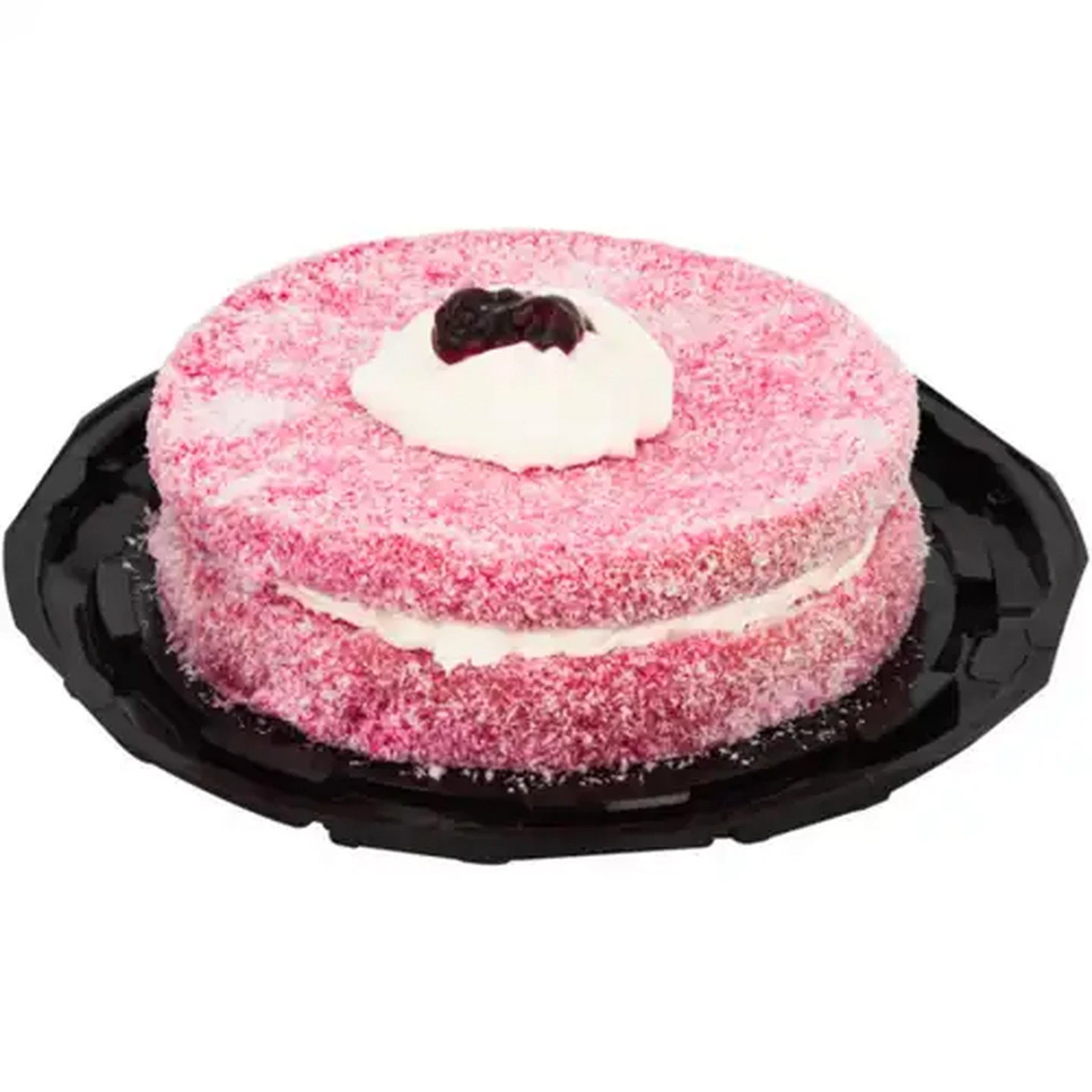 Image of Raspberry Snowball Cake