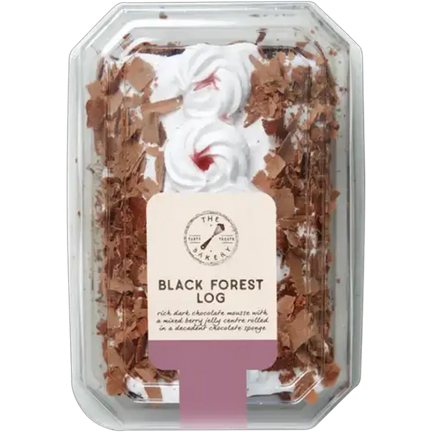 Image of The Bakery Black Forest Cake Log