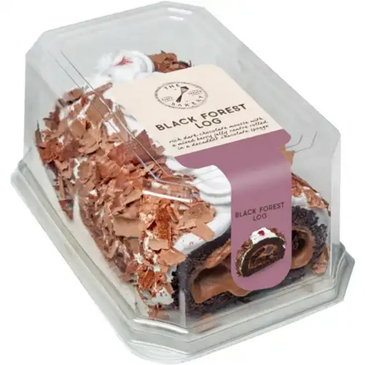 Image of The Bakery Black Forest Cake Log