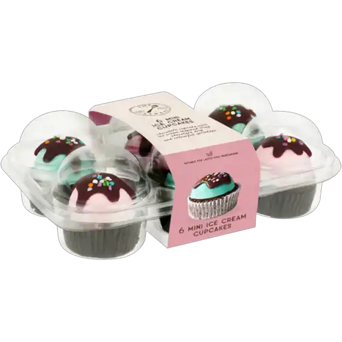 Image of The Bakery Mini Ice Cream Cupcakes 6 Pack