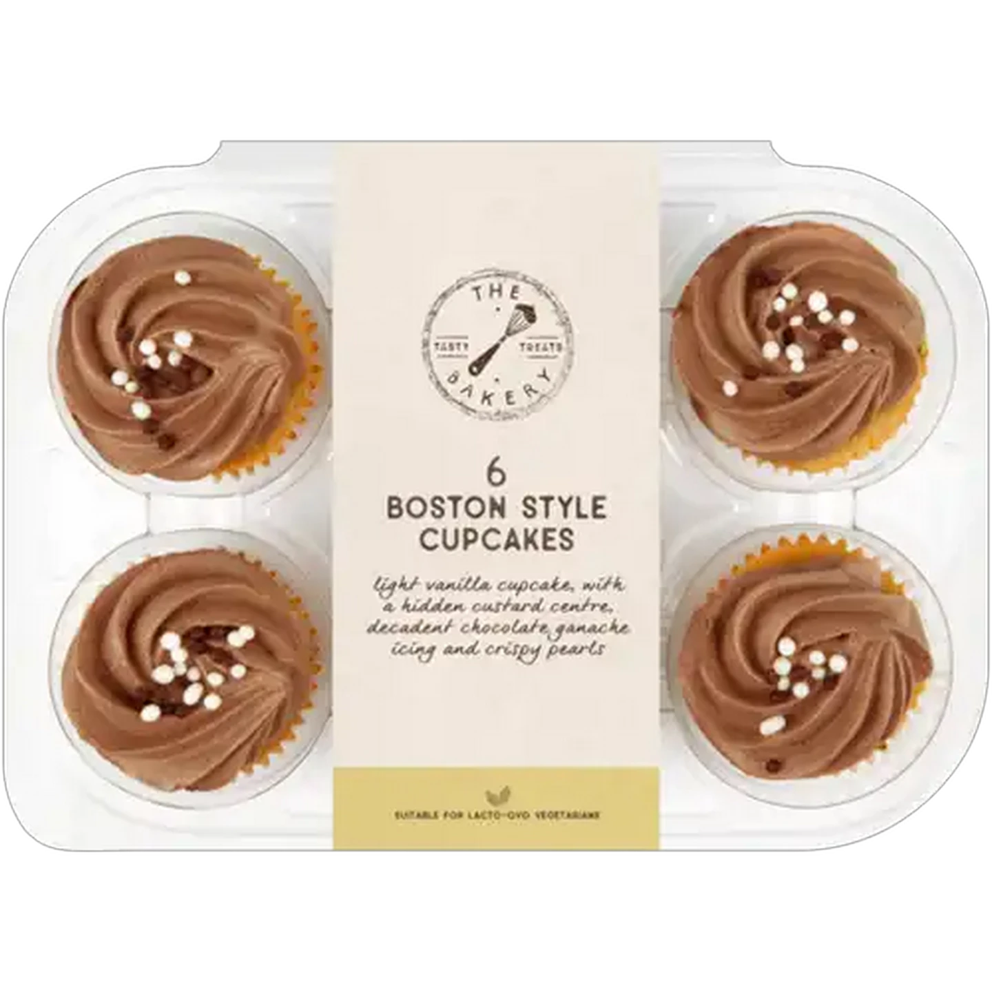 Image of The Bakery Boston Style Cupcakes 6 Pack
