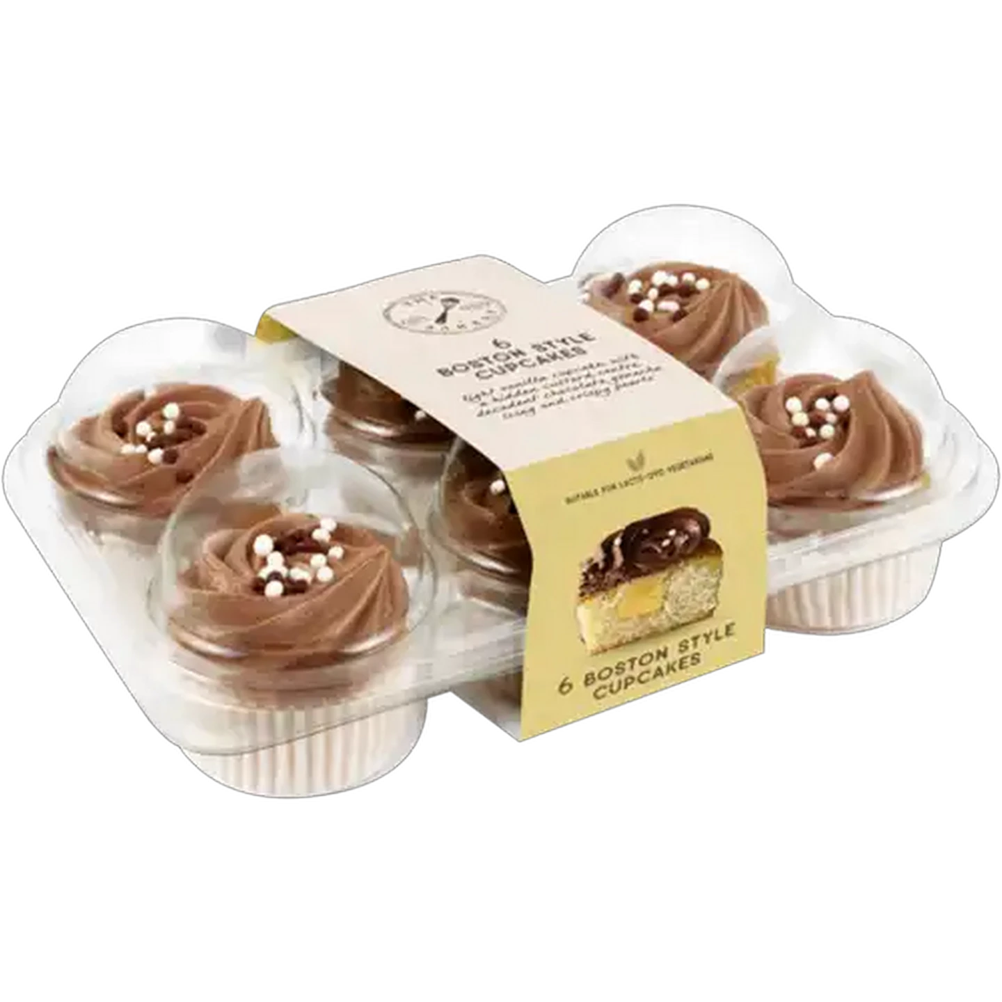 Image of The Bakery Boston Style Cupcakes 6 Pack
