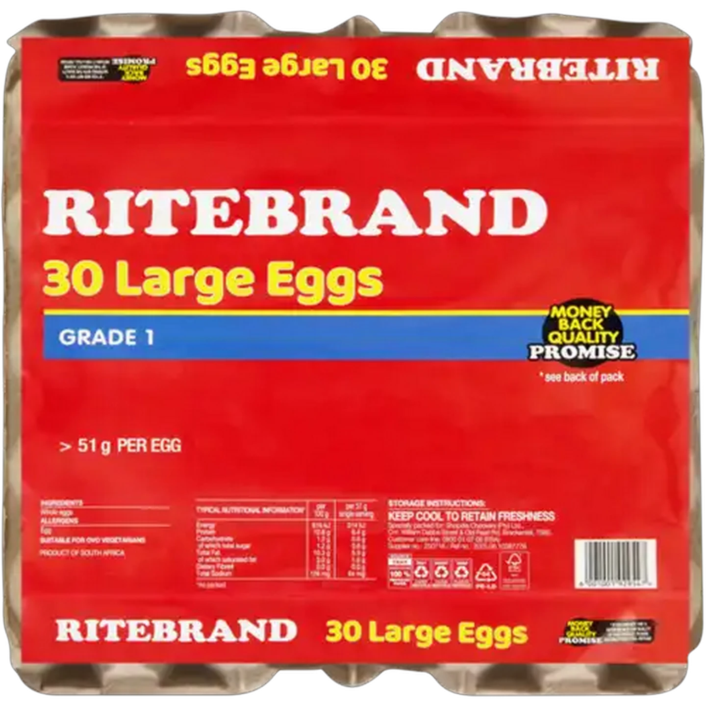 Image of Ritebrand Large Eggs 30 Pack