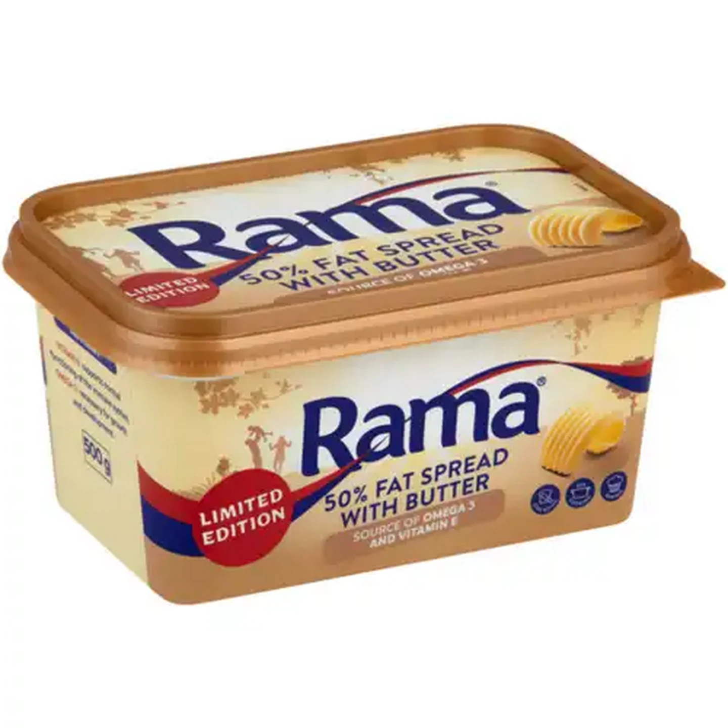 Image of Rama Limited Edition 50% Fat Spread with Butter 500g