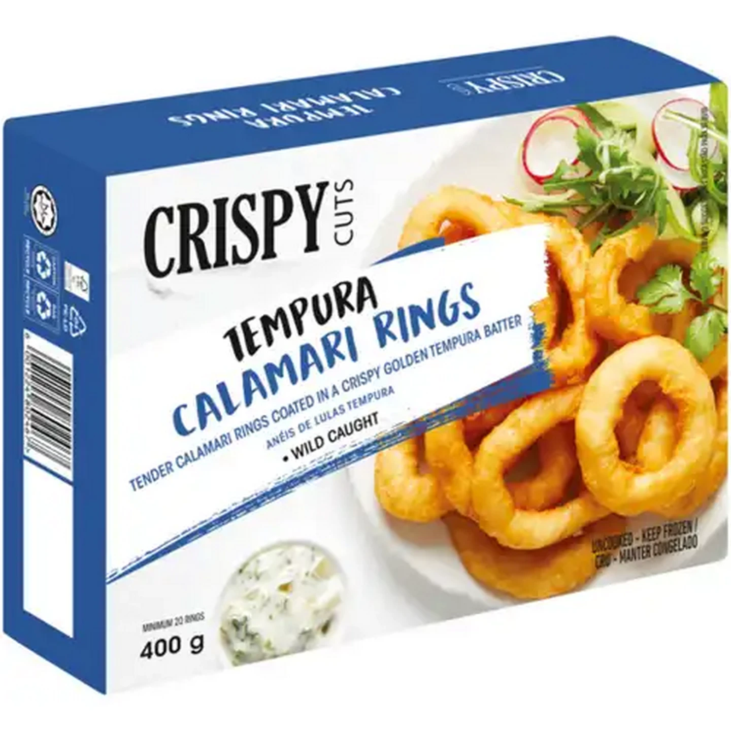 Image of Crispy Cuts Frozen Tempura Calamari Rings 400g
