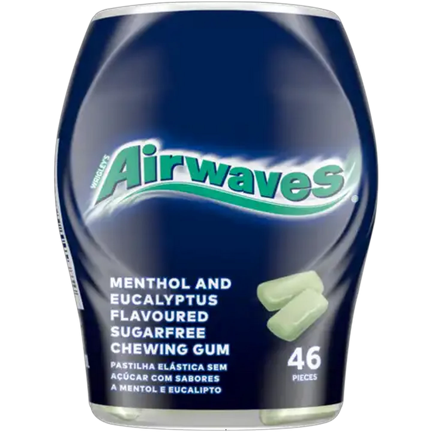 Image of Wrigley's Airwaves Menthol and Eucalyptus Flavoured Sugarfree Chewing Gum 46 Pack