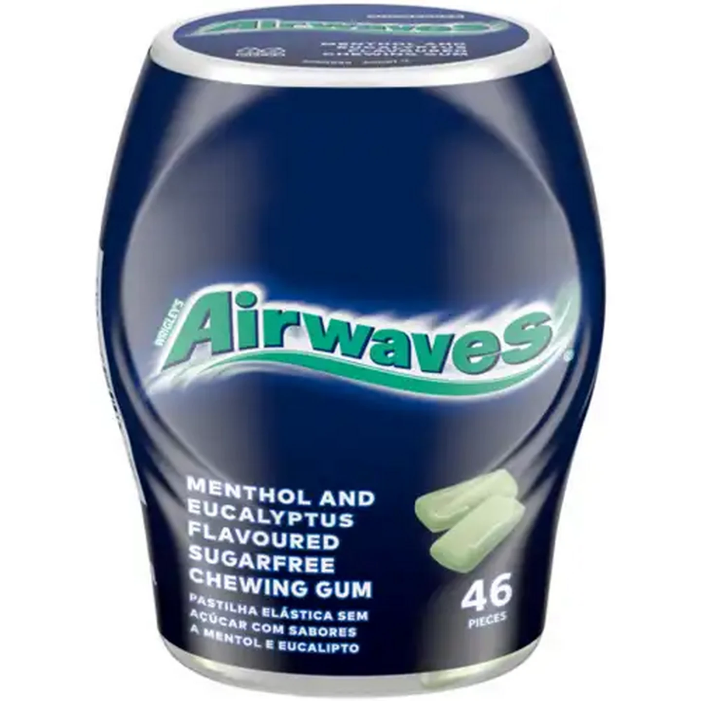 Image of Wrigley's Airwaves Menthol and Eucalyptus Flavoured Sugarfree Chewing Gum 46 Pack