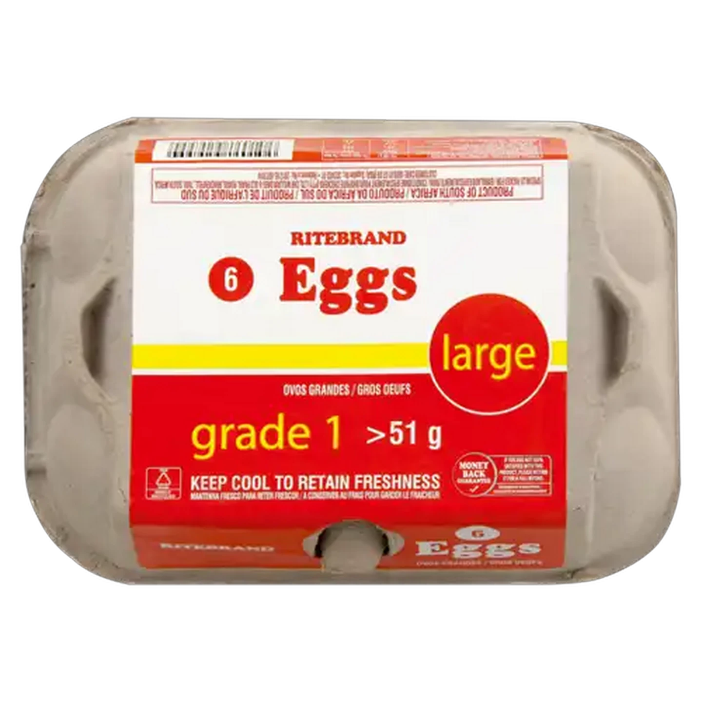 Image of Ritebrand Large Eggs 6 Pack