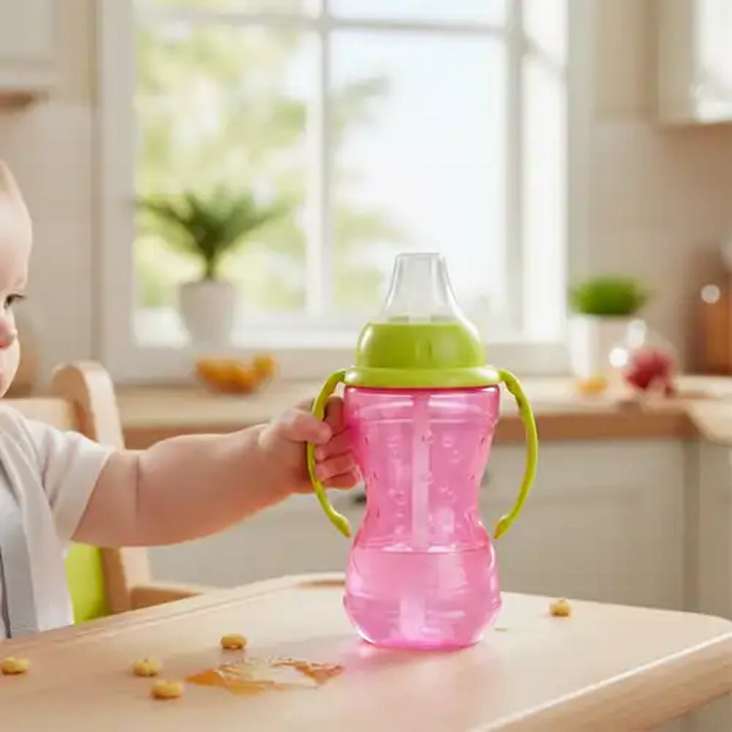 Image of Jolly Tots Gripper Cup With Straw