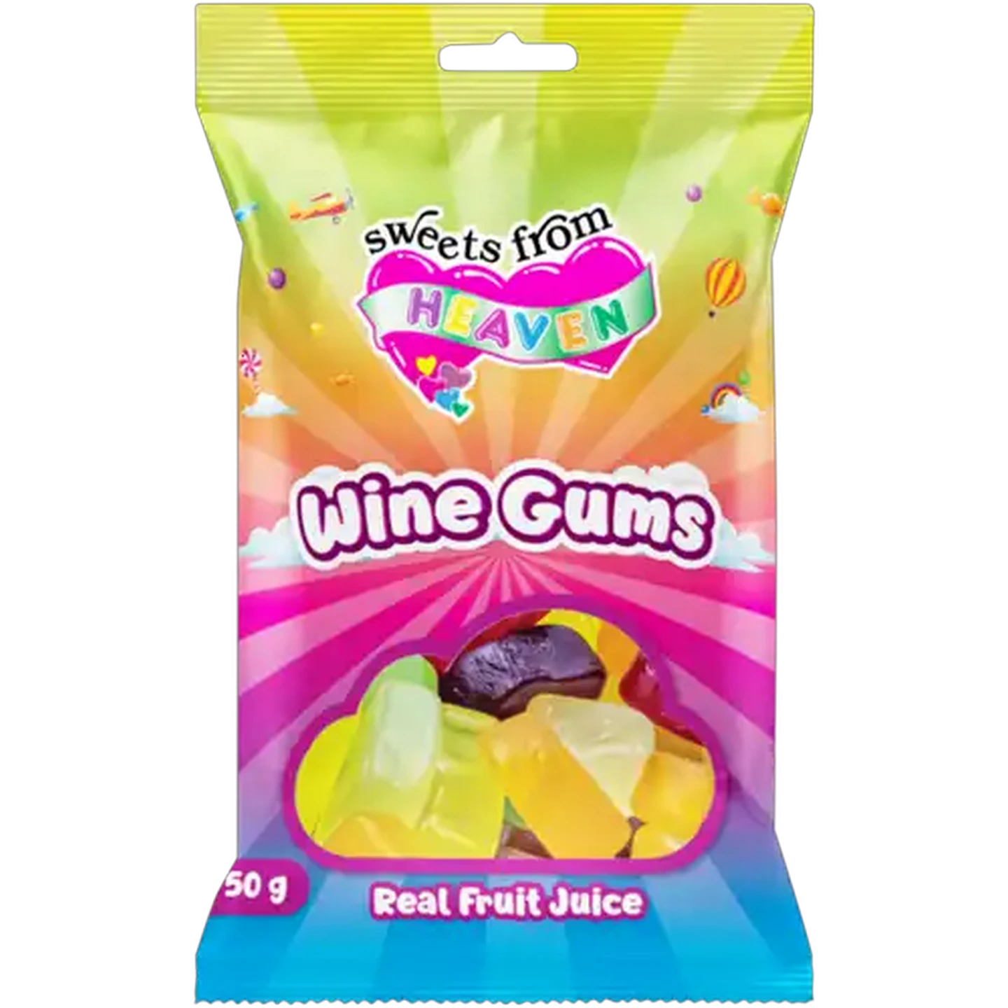 Image of Sweets From Heaven Wine Gums 50g